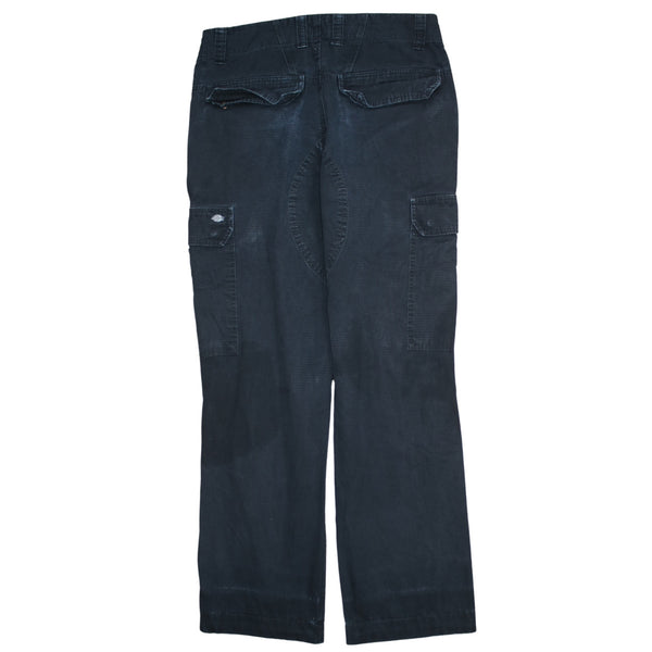 Dickies 90's Drawstring Pockets Straight Leg Baggy Jeans / Pants 32 Black