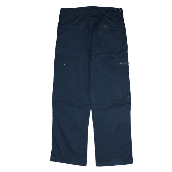 Dickies 90's Lightwash Straight Leg Baggy Jeans / Pants 30 Navy Blue