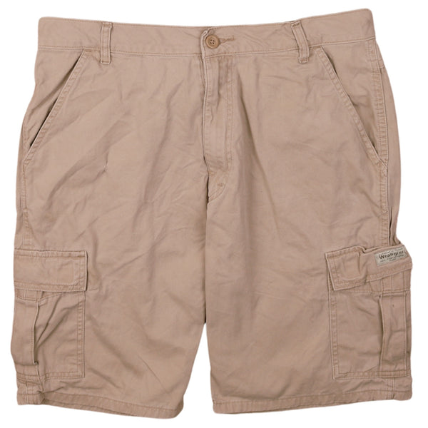 Wrangler 90's Cargo Pockets Shorts 34 Tan Brown