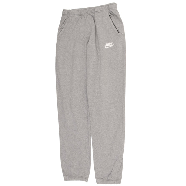 Nike 90's Swoosh Elasticated Waistband Drawstrings Joggers / Sweatpants XLarge Grey