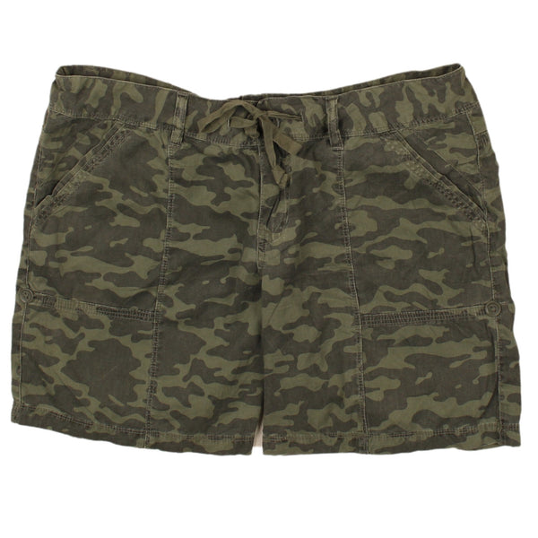 Unionbay 90's Camo Shorts Shorts 30 Khaki Green