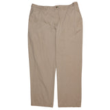Tommy Hilfiger 90's Straight Leg Baggy Trousers / Pants 42 Beige Cream
