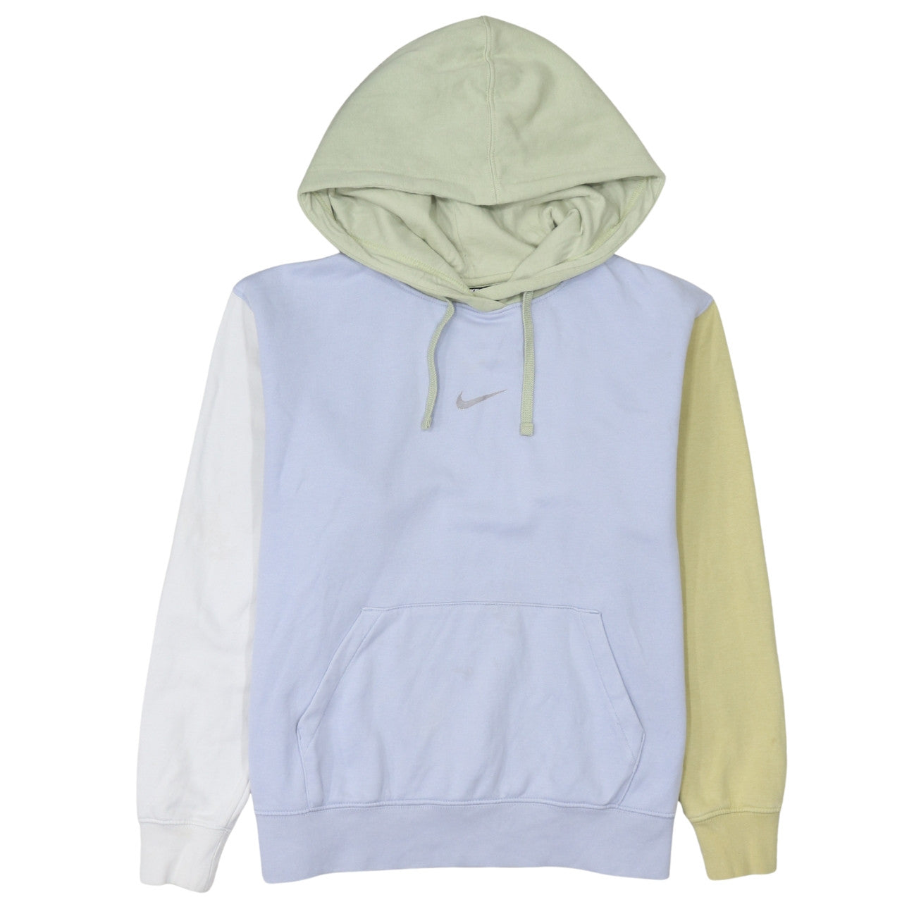 nike mini metallic swoosh pastel hoodie