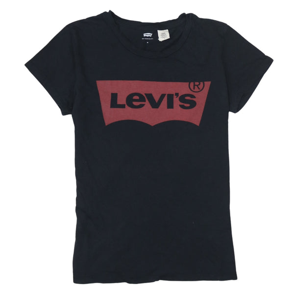 Levi's 90's Spellout Short Sleeves T Shirt Medium Black