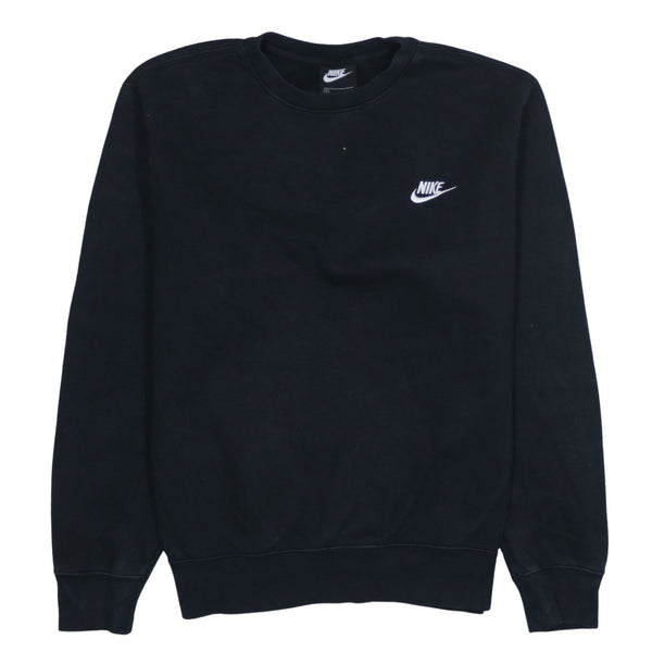 Nike 90's Swoosh Crew Neck Sweatshirt Medium Black