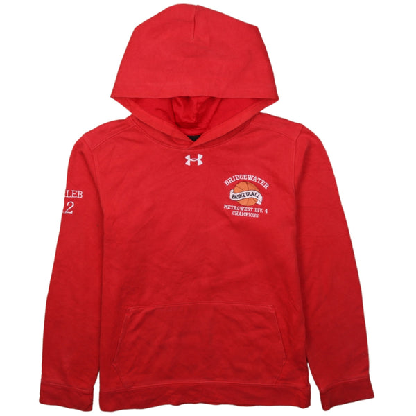 Under Armour 90's Bridgewater Basketball Pullover Hoodie Large Red