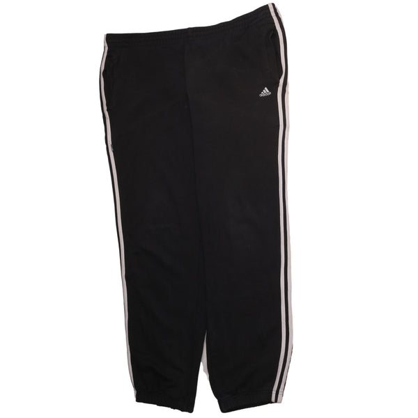 Adidas 90's Tracksuit Elasticated Waistband Drawstrings Joggers / Sweatpants XLarge Black