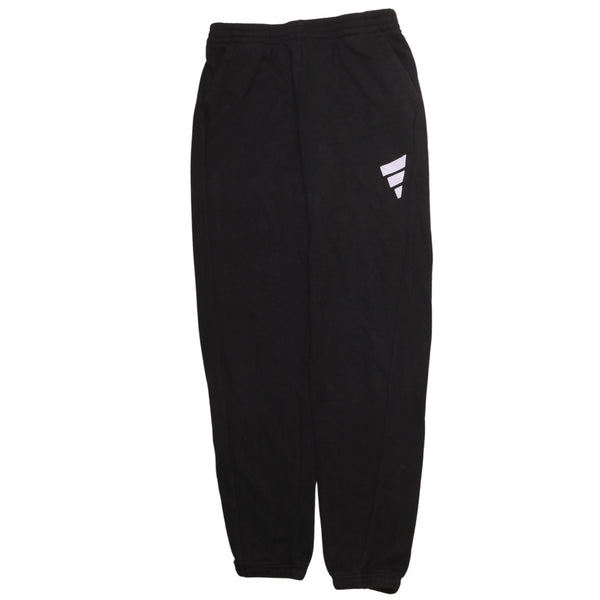 Adidas 90's Elasticated Waistband Drawstrings Joggers / Sweatpants XLarge Black