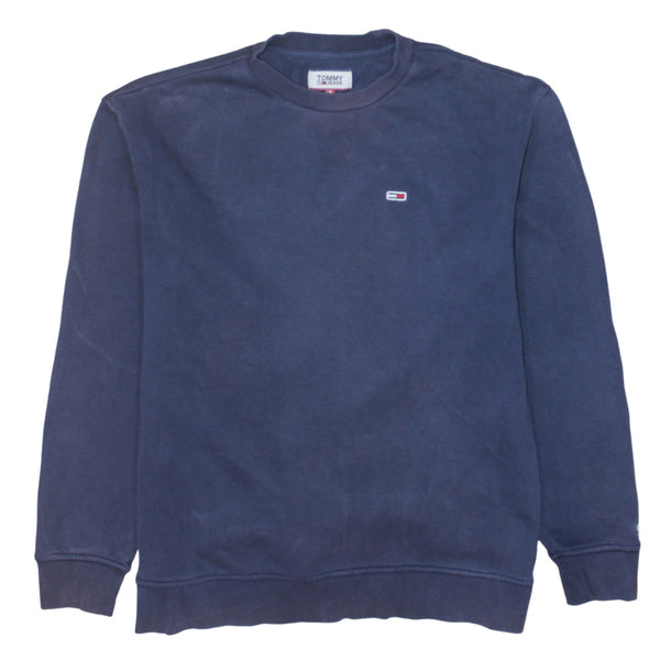 Tommy Jeans 90's Lightweight Crew Neck Sweatshirt Large Navy Blue