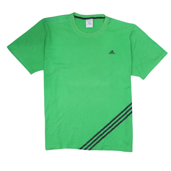 Adidas 90's Short Sleeves Crew Neck T Shirt XXLarge (2XL) Green
