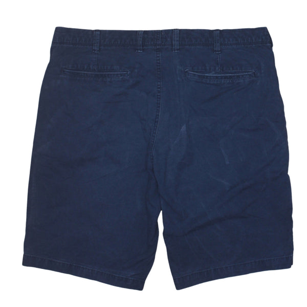 Gap 90's Drawstring Pockets Baggy Chino Shorts 40 Navy Blue