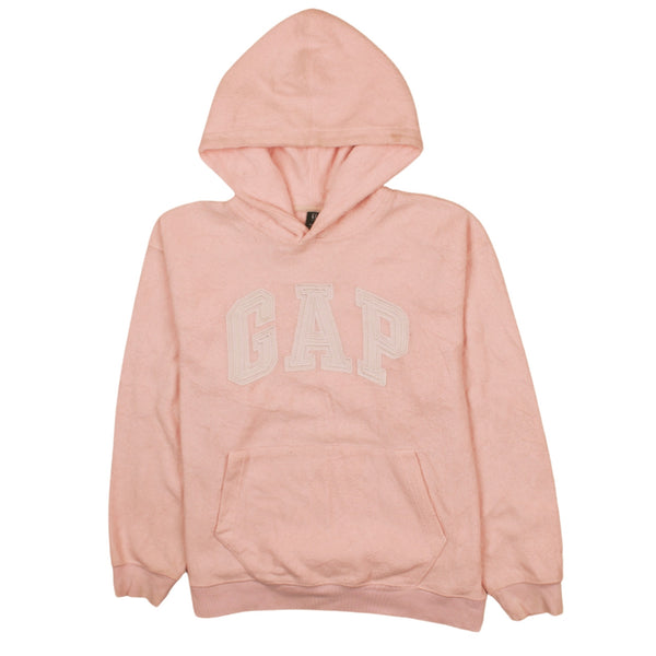 Gap 90's Spellout Pullover Fleece Jumper XXLarge (2XL) Pink