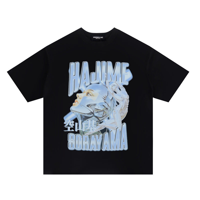 Black Hajime Sorayama Tshirt