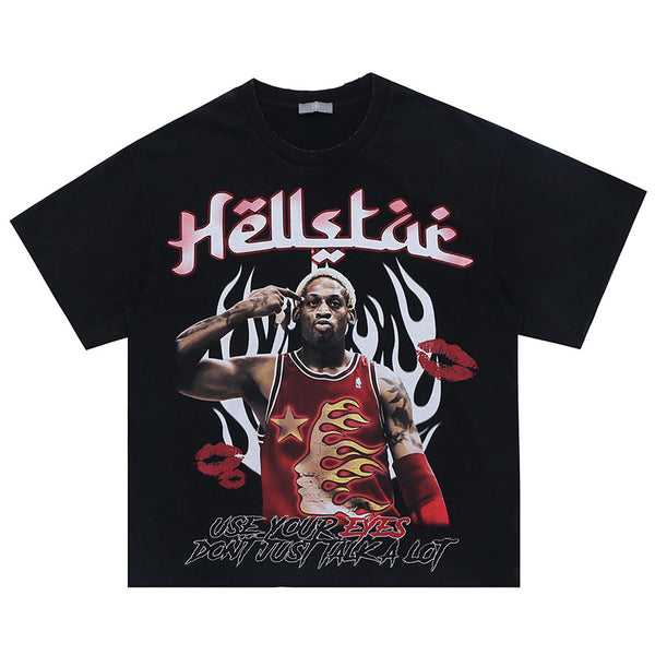 Black Rodman Heavyweight Tshirt