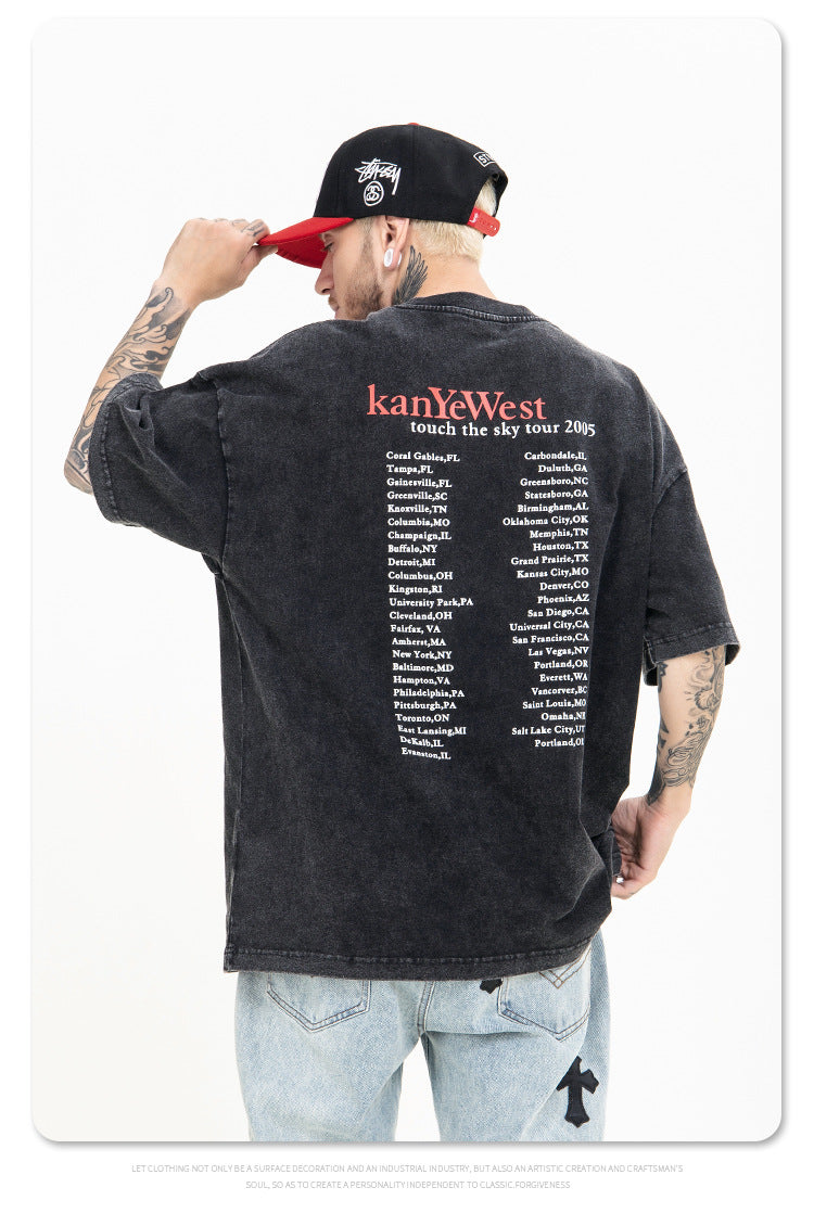 Black Kanye West Late Registration Heavyweight Tshirt – Vintage