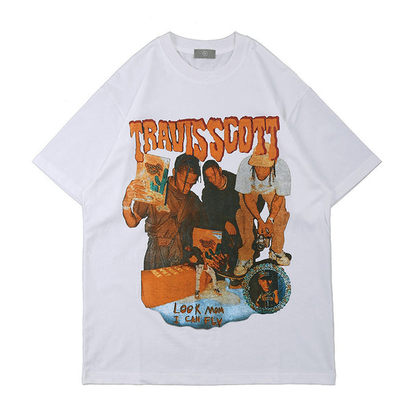 White Travis Scott Heavyweight Tshirt