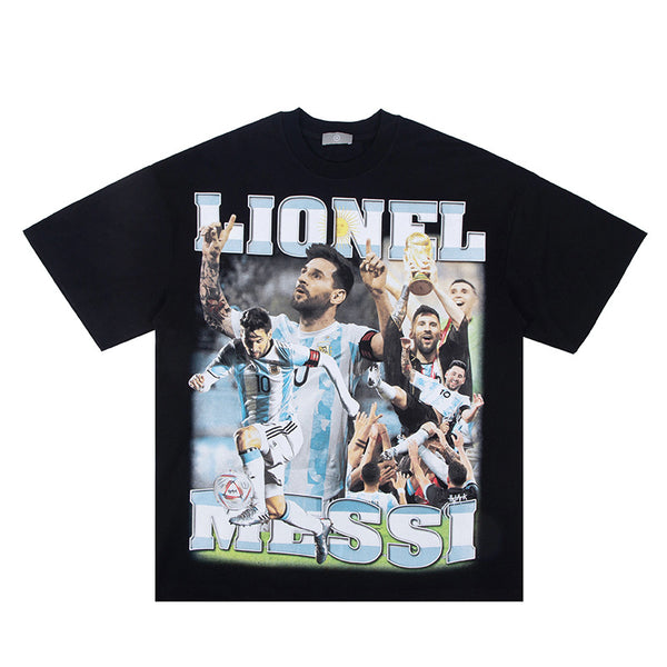 Black Messi Heavyweight Tshirt