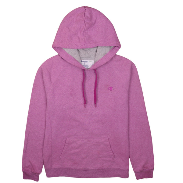 Champion 90's Drawstring Pockets Pullover Hoodie Large Purple