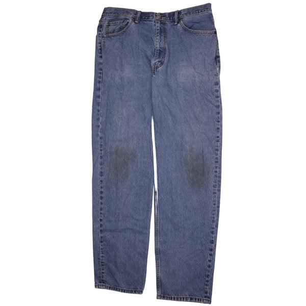 Levi Strauss &Co 90's Straight Leg Baggy Trousers / Pants 38 Blue