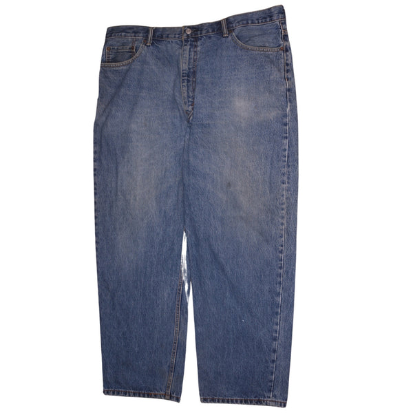 Levi Strauss &Co 90's Straight Leg Baggy Trousers / Pants 42 Blue