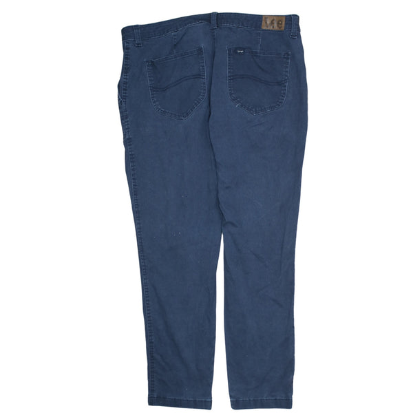 Lee 90's Drawstring Pockets Casual Trousers / Pants 36 Navy Blue