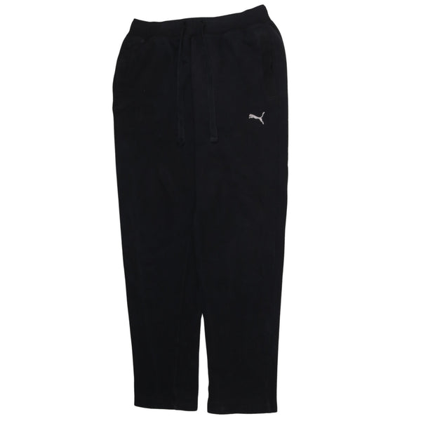 Puma 90's Straight Leg Baggy Trousers / Pants Medium Black