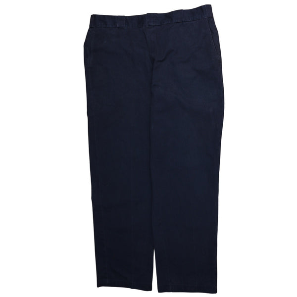 Dickies 90's Straight Leg Baggy Trousers / Pants 40 Blue