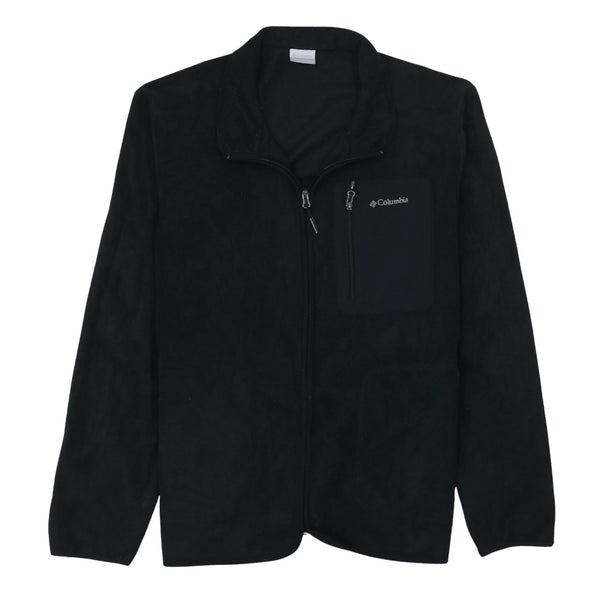 Columbia 90's Hiking Warm Full Zip Up Fleece Jumper XXLarge (2XL) Black