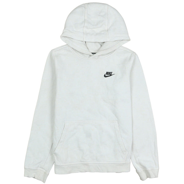 Nike 90's Swoosh Pullover Hoodie Large White