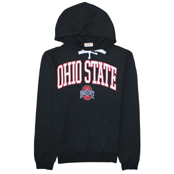 Retro 90's Ohio State Pullover Hoodie Large Black