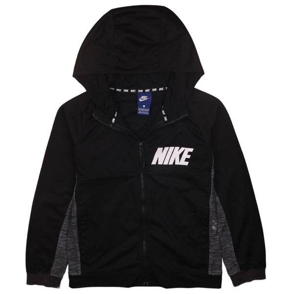 Nike 90's Sportswear Full Zip Up Hoodie Large Black