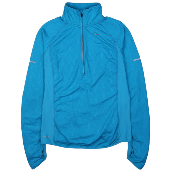 Nike 90's Quater Zip Jumper / Sweater Medium Blue