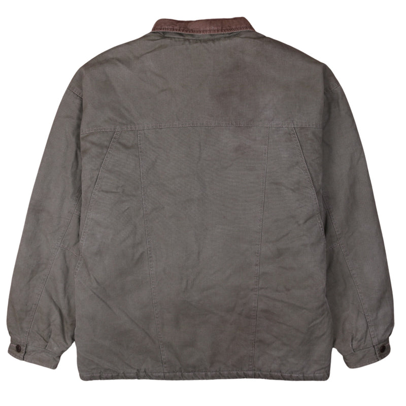 Joop 90's Button Up Denim Jacket XLarge Khaki Green