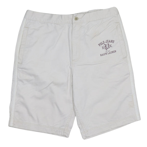 Polo Ralph Lauren 90's Lightweight Baggy Chino Shorts 36 Beige Cream