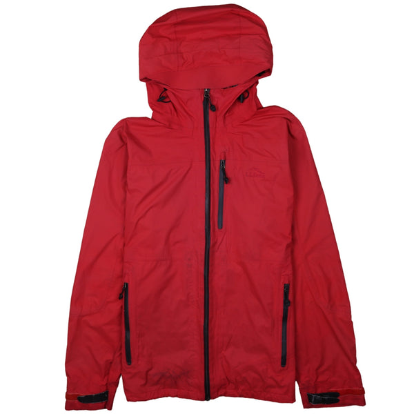 L.L.Bean 90's Hooded Full Zip Up Windbreaker Large (missing sizing label) Red