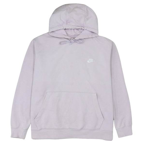 Nike Light Pink Hoodie Men's XXLarge Small Swoosh Embroidered Logo Front Pocket Pullover