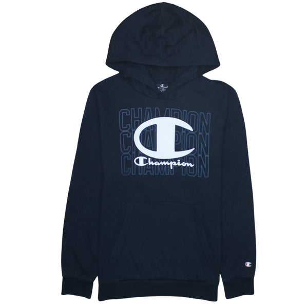 Champion   Hoodie XLarge Navy Blue