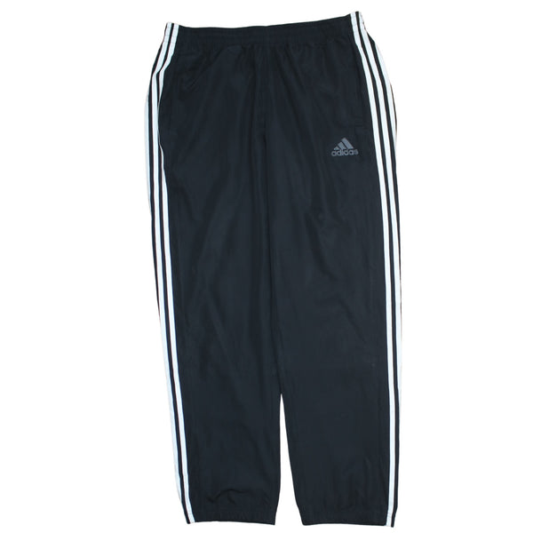 Adidas 90's 3 Stripes Casual Joggers / Sweatpants Large Black