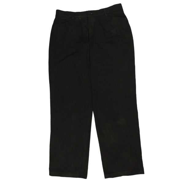 Lee 90's Straight Leg Baggy Trousers / Pants 36 Black