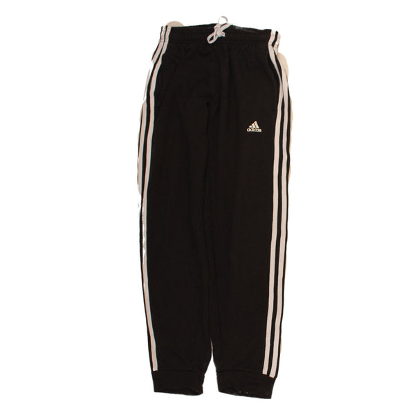 Adidas 90's Elasticated Waistband Drawstrings Joggers / Sweatpants Medium Black