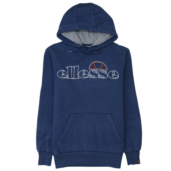 Ellesse Navy Hoodie 90s – Size Medium