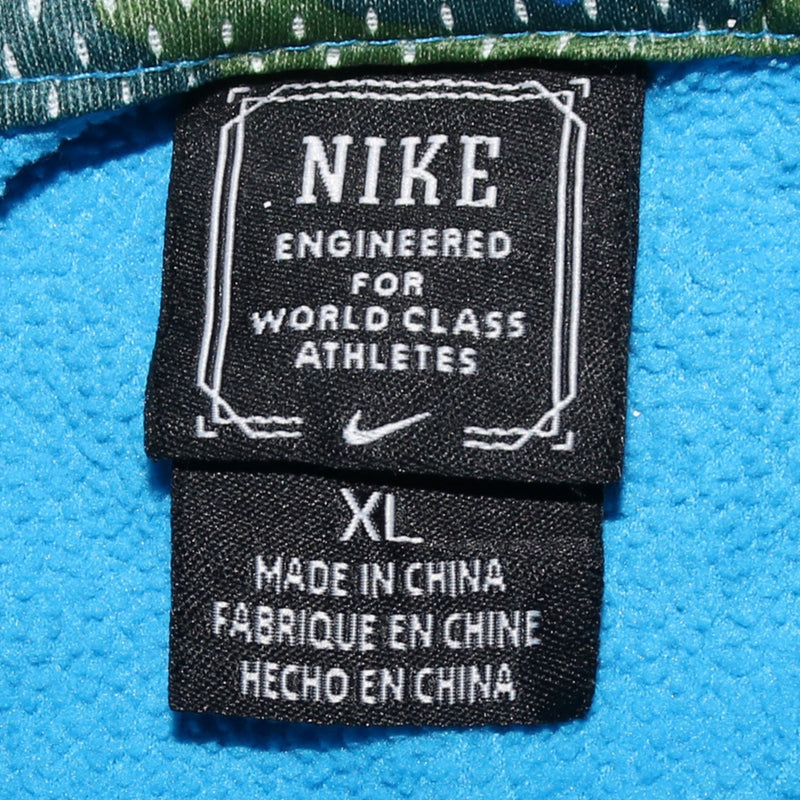 Nike 90's Swoosh Pullover Hoodie XLarge Blue