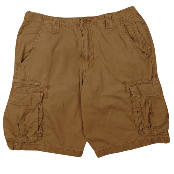 Lee 90's Cargo Pockets Shorts 32 Tan Brown