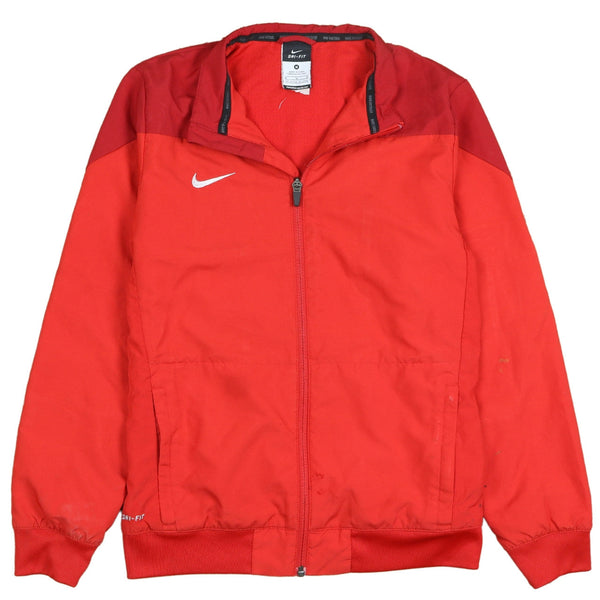 Nike 90's Swoosh Full Zip Up Windbreaker Medium Red