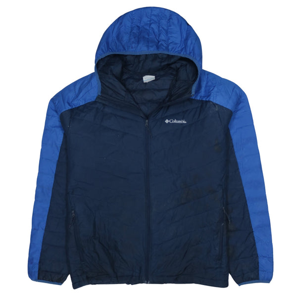 Columbia 90's Vintage Navy Blue Lightweight Windbreaker XXL Men's Jacket