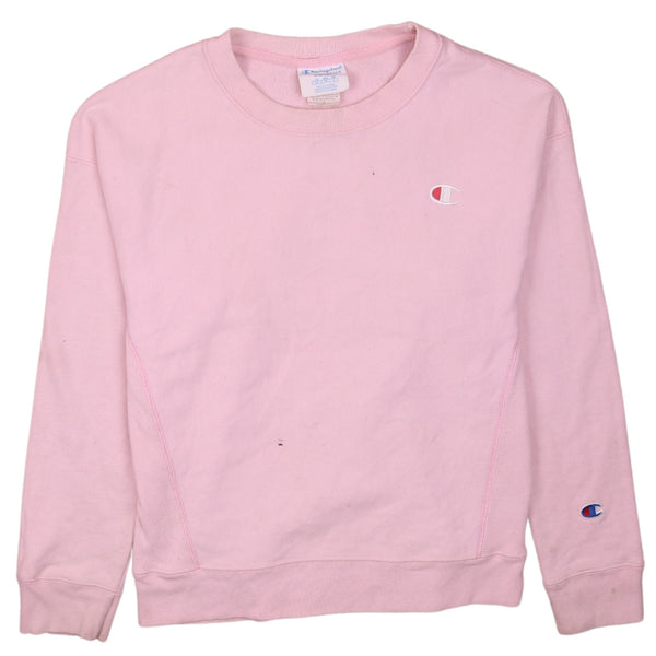 Champion 90's Heavyweight Crew Neck Reverse Weave Sweatshirt Small Pink