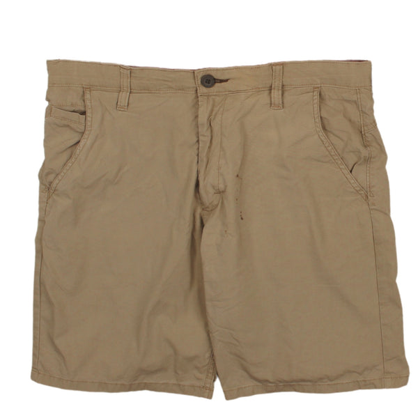 Wrangler 90's Baggy Chino Shorts 34 Tan Brown