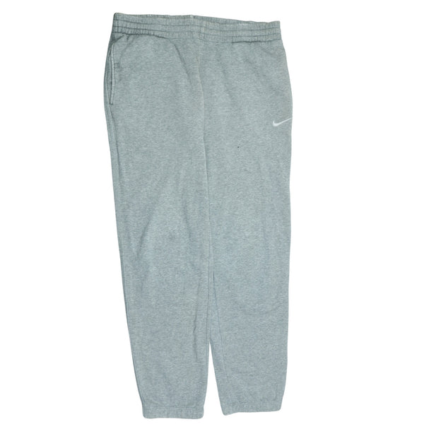 Nike 90's Swoosh Elasticated Waistband Drawstrings Joggers / Sweatpants Small Grey