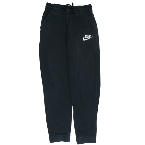 Nike 90's Swoosh Elasticated Waistband Drawstrings Joggers / Sweatpants XLarge Black