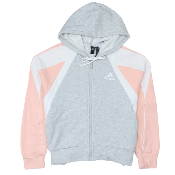 Adidas 90's Lightweight Full Zip Up Hoodie Medium Grey